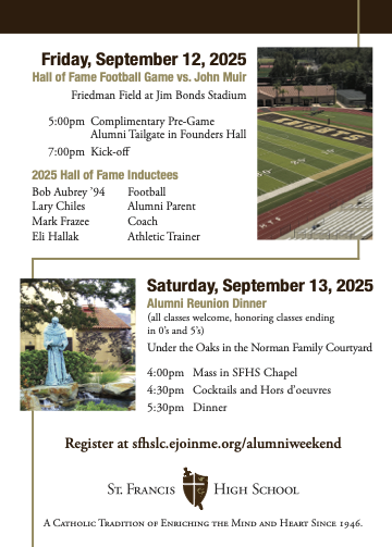 SFHS Reunion Weekend 2024